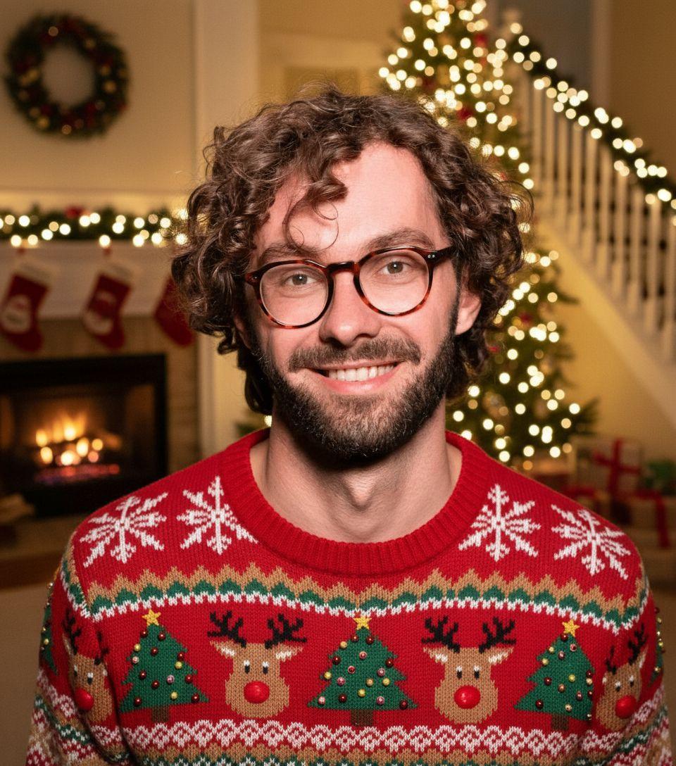 red uggly christmas pull